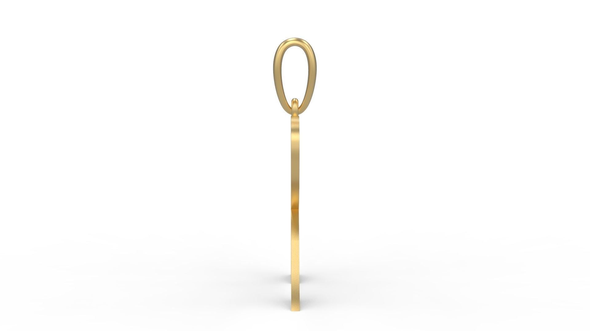 Initial Letters Pendant Dumbledor R 3D print model_2