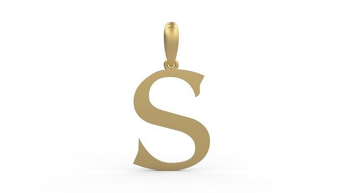 Initial Letters Pendant Dumbledor S 3D print model