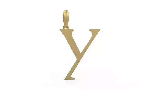 Initial Letters Pendant Dumbledor Y