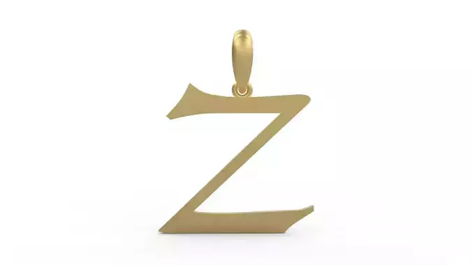 Initial Letters Pendant Dumbledor Z