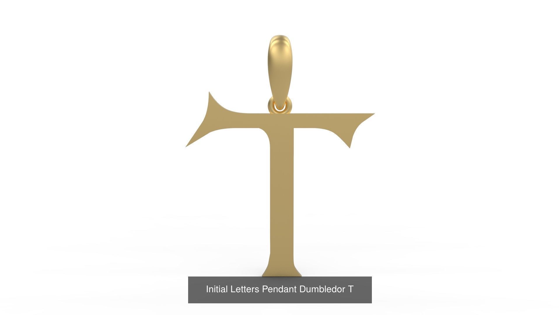 Initial Letters Pendant Alphabets Dumbledor 3D Model Collection_22