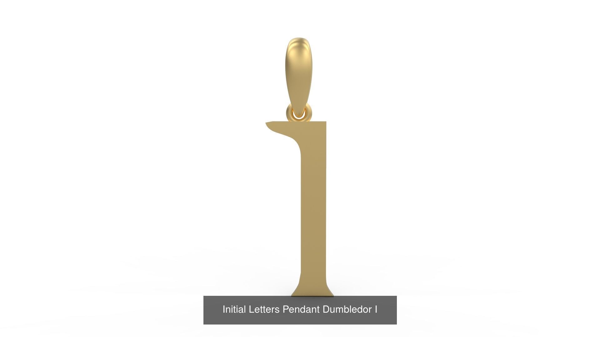 Initial Letters Pendant Alphabets Dumbledor 3D Model Collection_11