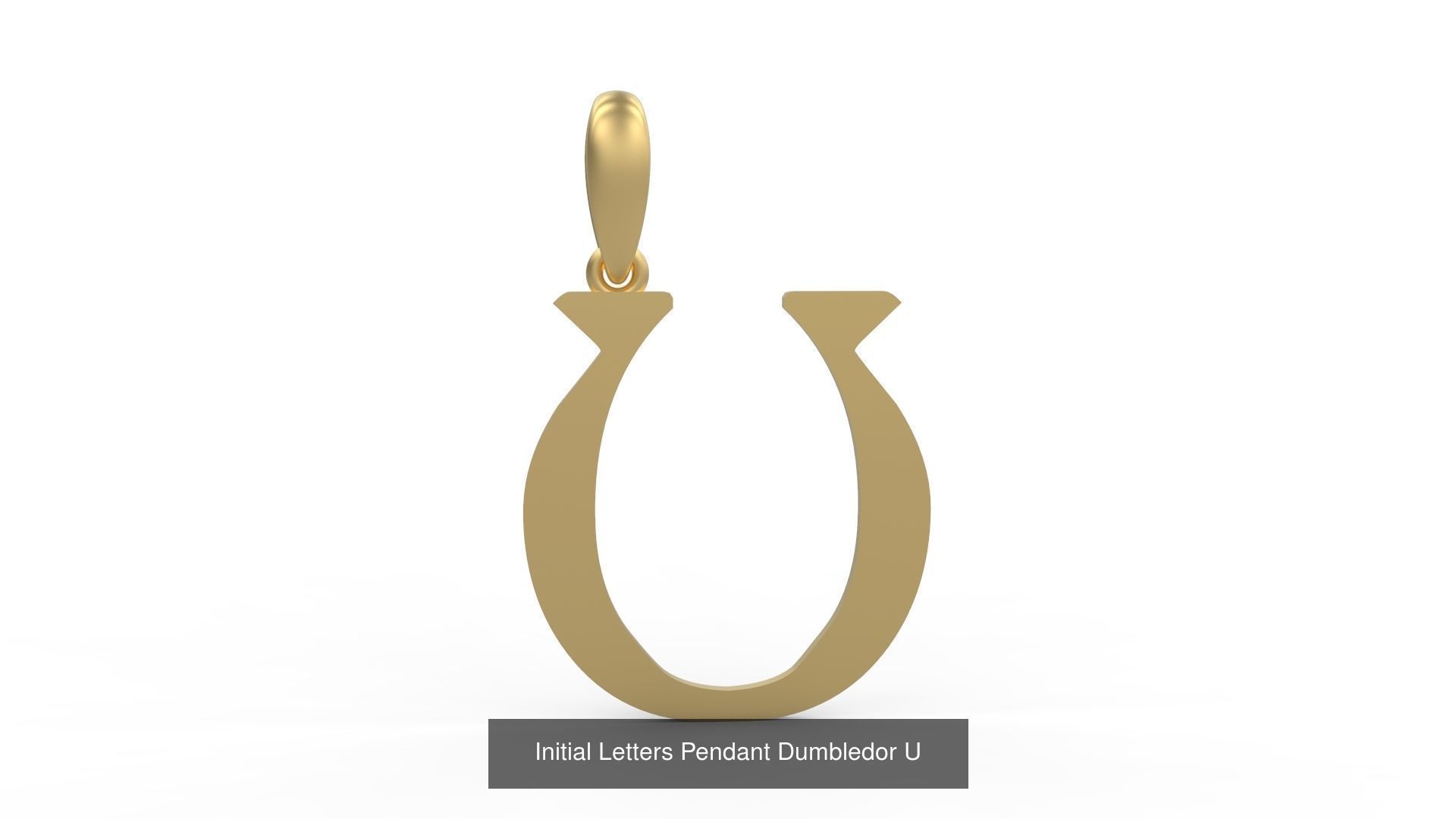Initial Letters Pendant Alphabets Dumbledor 3D Model Collection_23