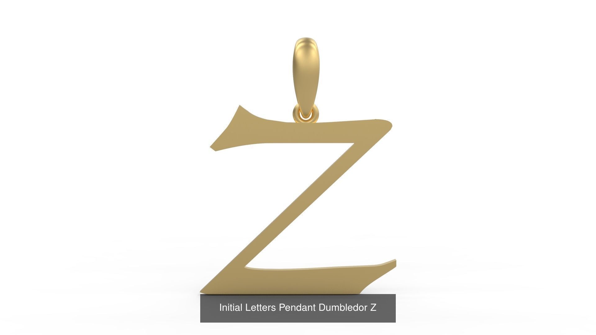 Initial Letters Pendant Alphabets Dumbledor 3D Model Collection_28