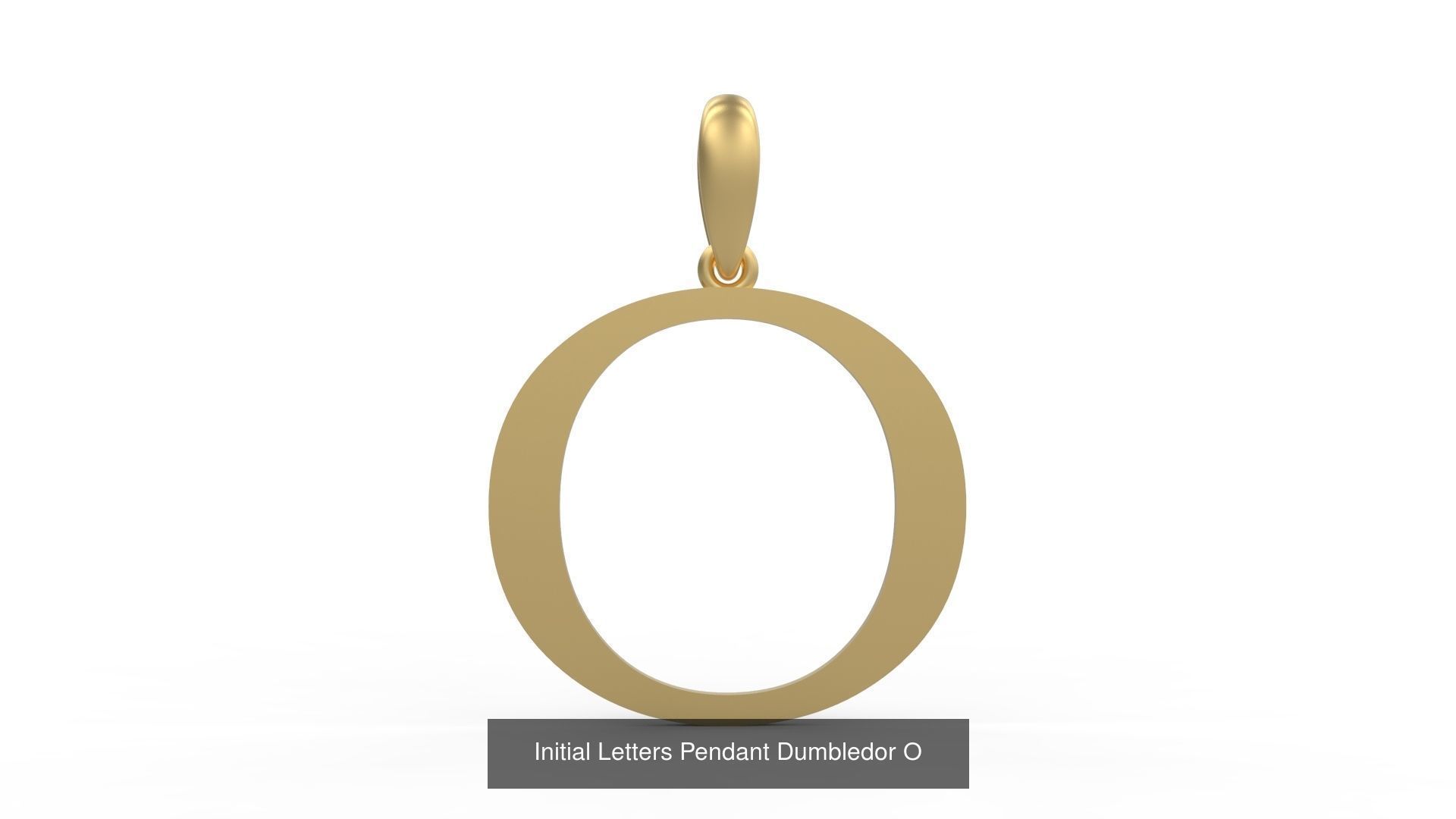 Initial Letters Pendant Alphabets Dumbledor 3D Model Collection_17