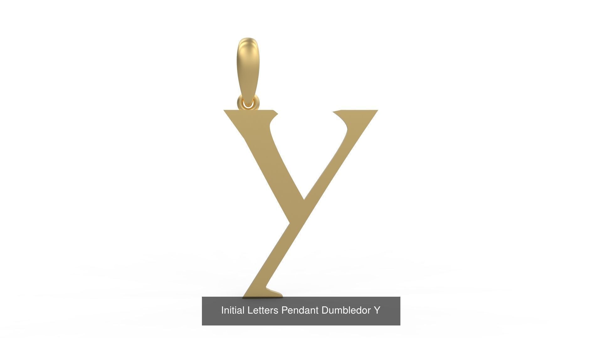 Initial Letters Pendant Alphabets Dumbledor 3D Model Collection_27