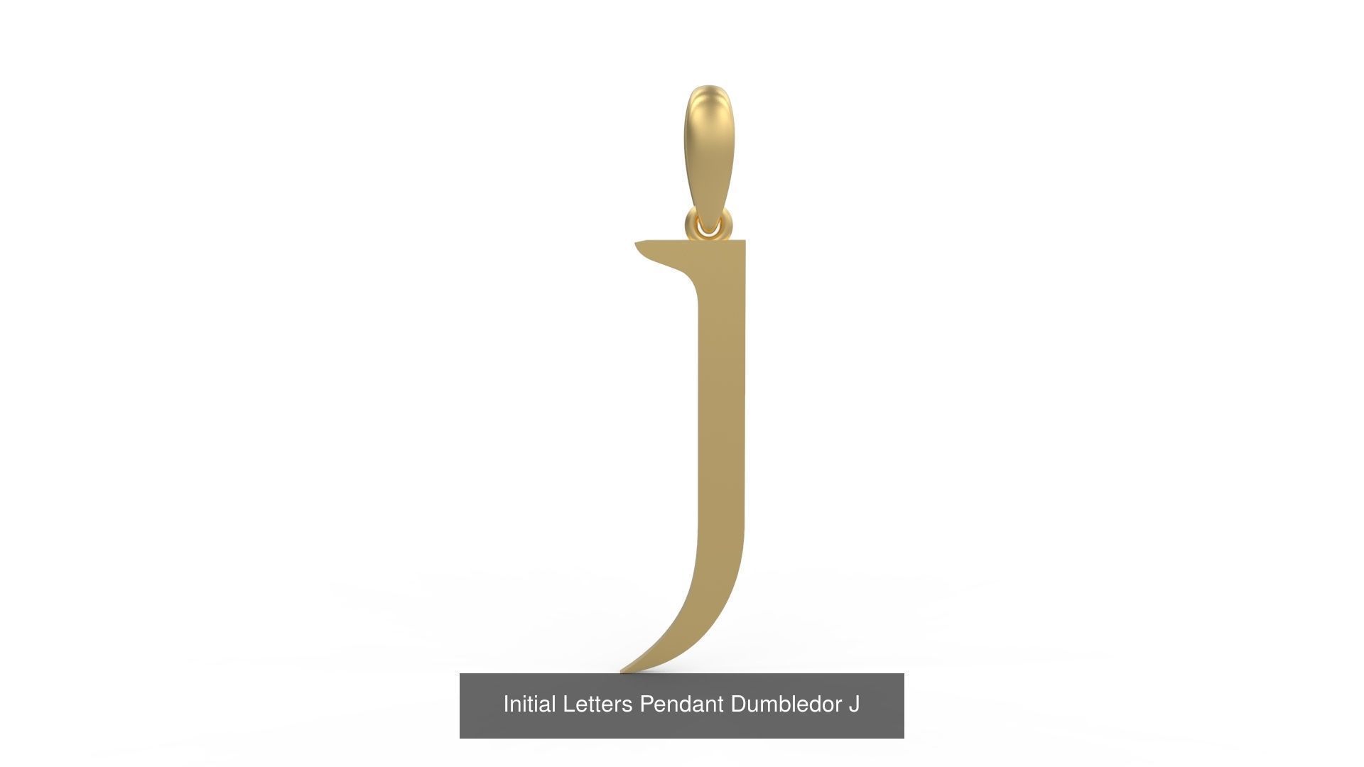 Initial Letters Pendant Alphabets Dumbledor 3D Model Collection_12
