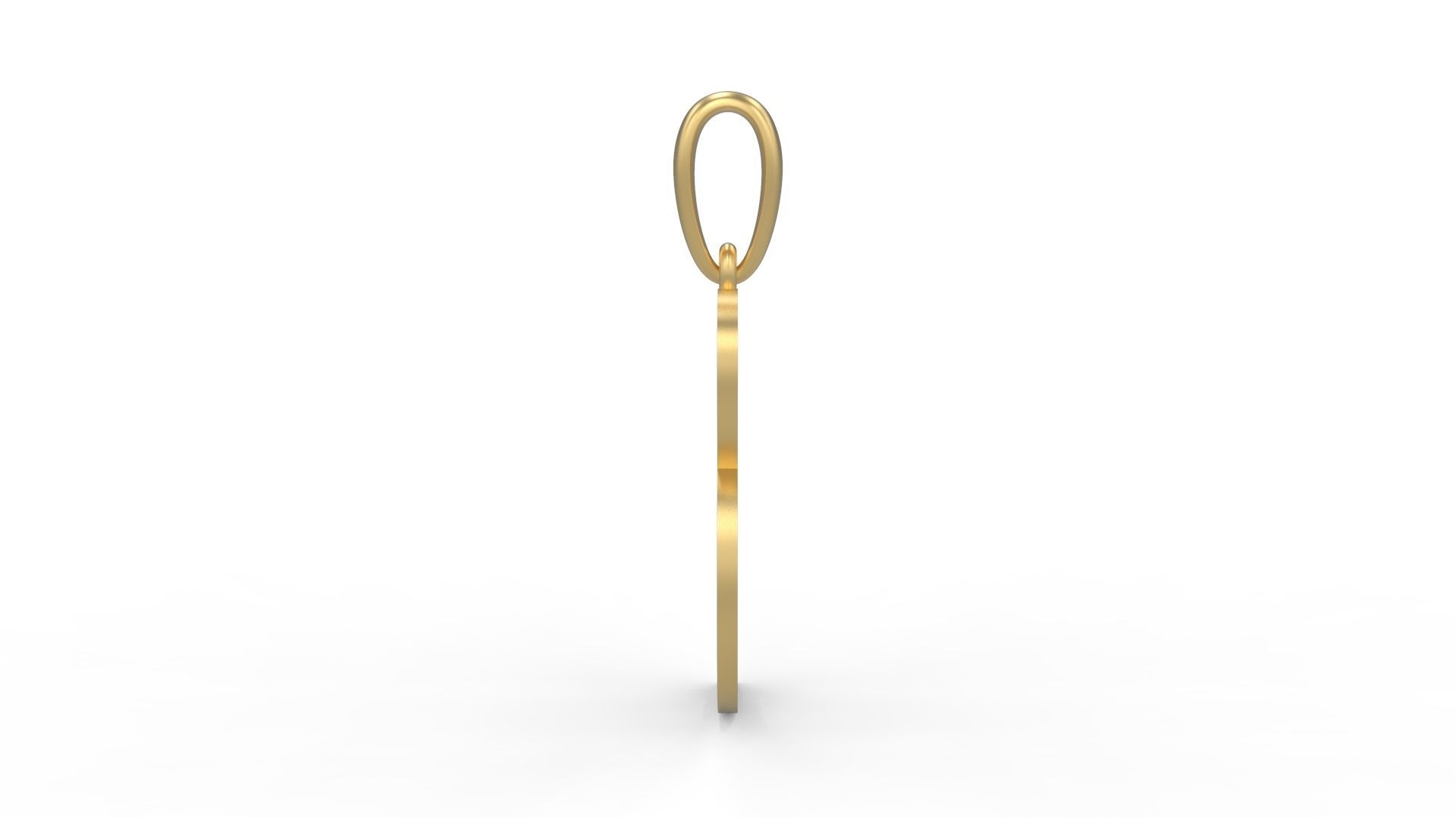 Initial Letters Pendant Dumbledor 3 B 3D print model_2