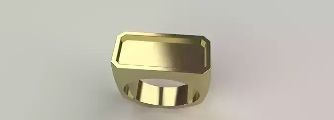 Square Mens Ring Size 8 Jewelry Gold Silver Platinum