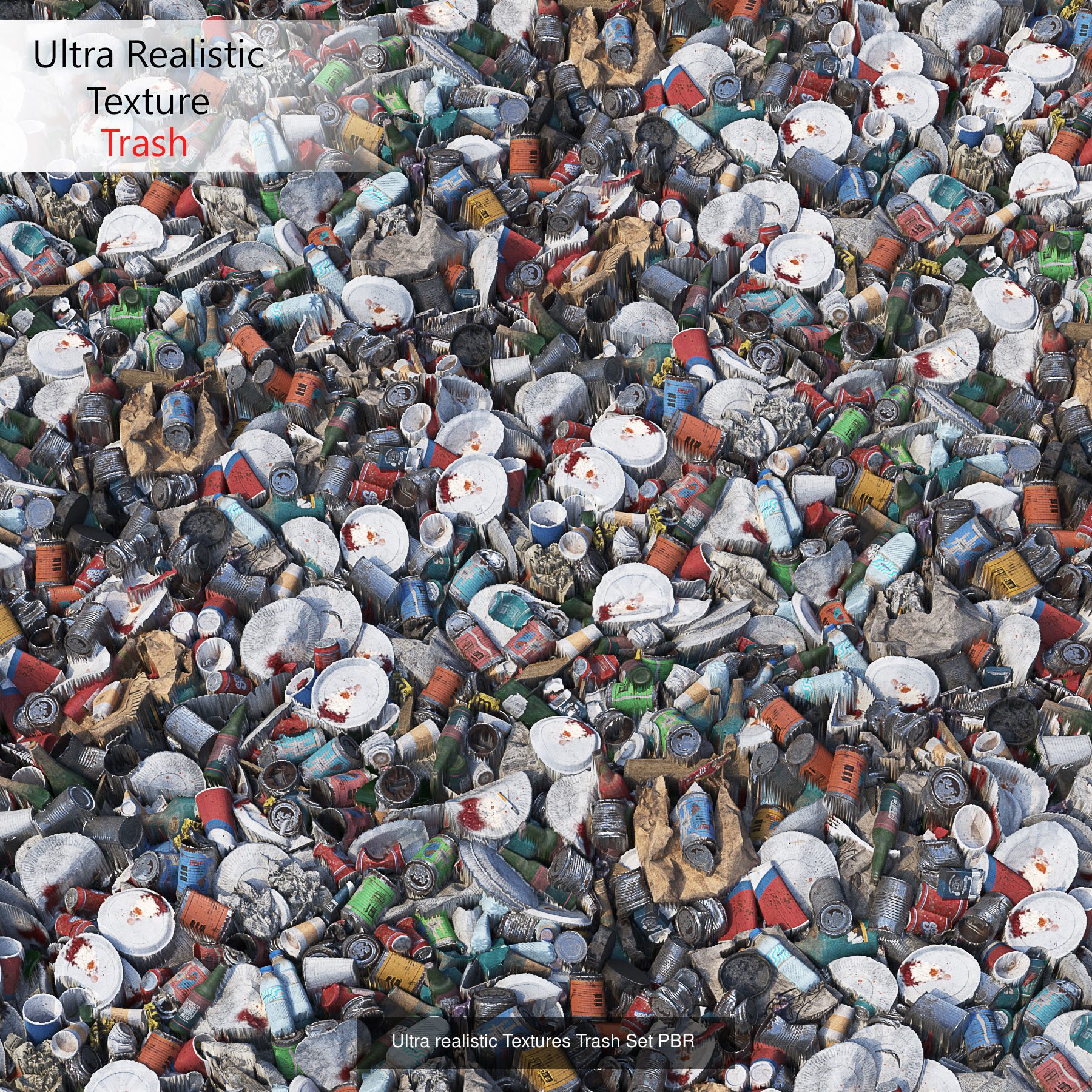 A set for creating landfills  set 1 3D Model Collection_19