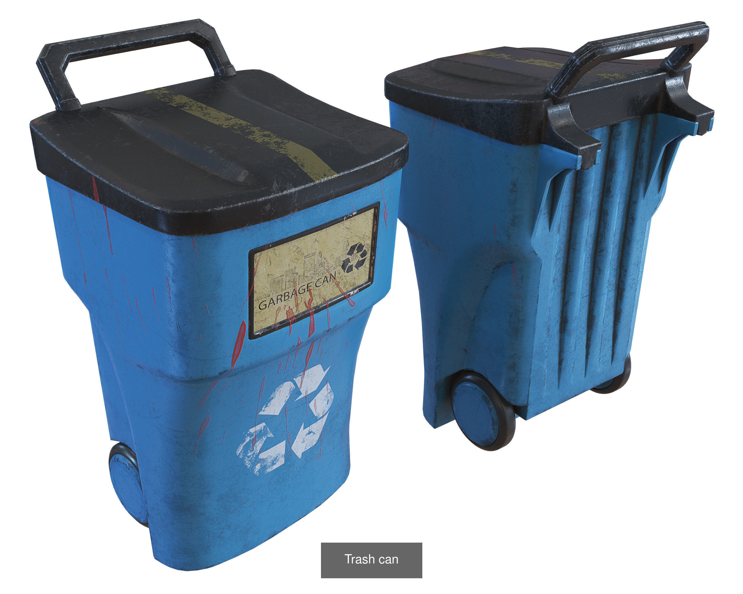 A set for creating landfills  set 1 3D Model Collection_7