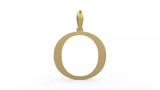Initial Letters Pendant Dumbledor 3 O
