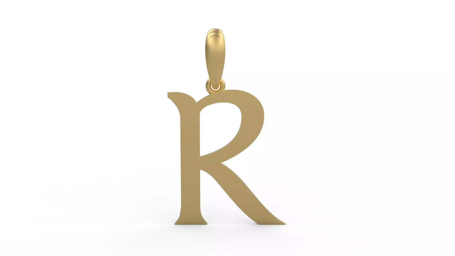 Initial Letters Pendant Dumbledor 3 R 3D print model_0