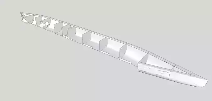 1-72nd Titanic - Complete Lower Hull - MUST READ DESCRIPTION 3D Model Collection