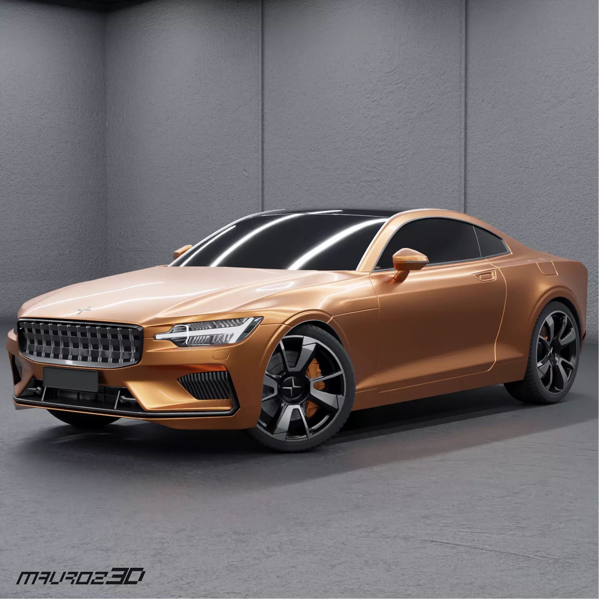 Polestar 1 volvo car 3D model