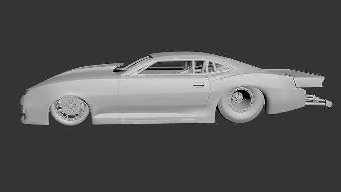 Chevrolet Camaro PRO MOD RACE CAR 2021 3D print model 2