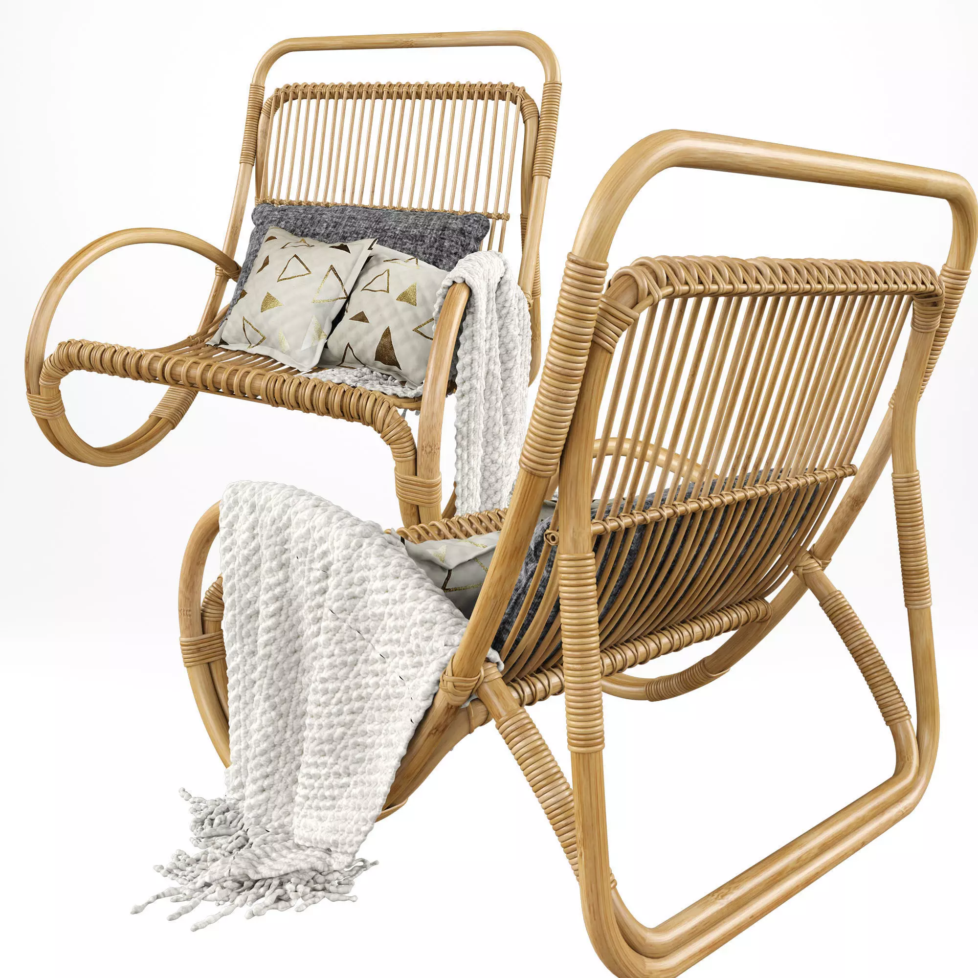 Ialian 60s Easy Chair 3D model