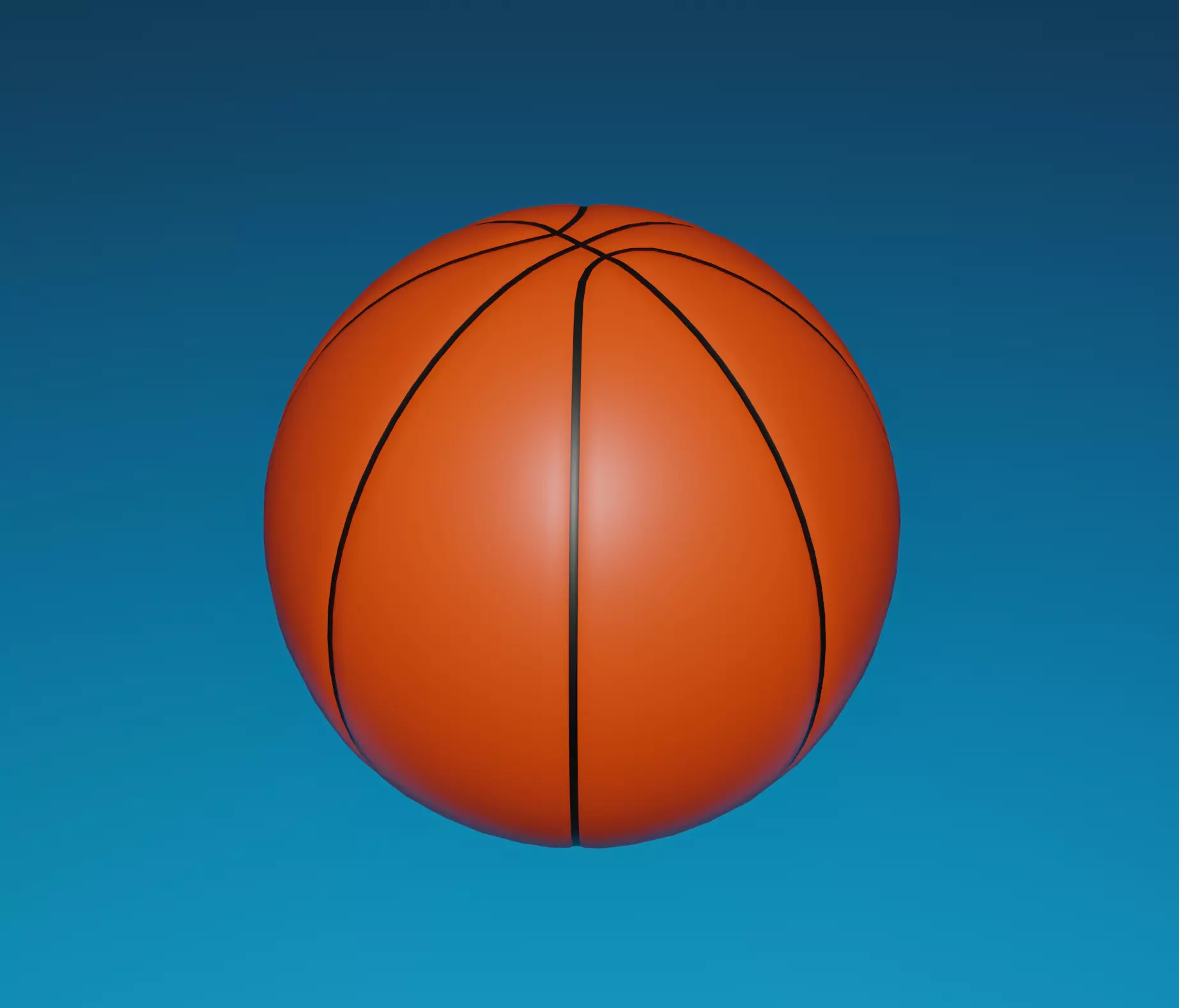basket ball Free low-poly 3D model