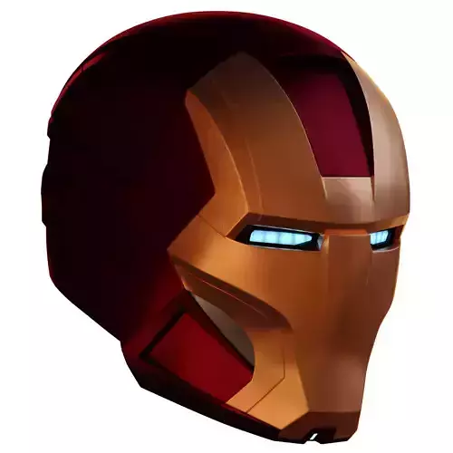 Ironman Mk16 Nightclub Helmet 3D Print Model with Inner Detail 3D print model