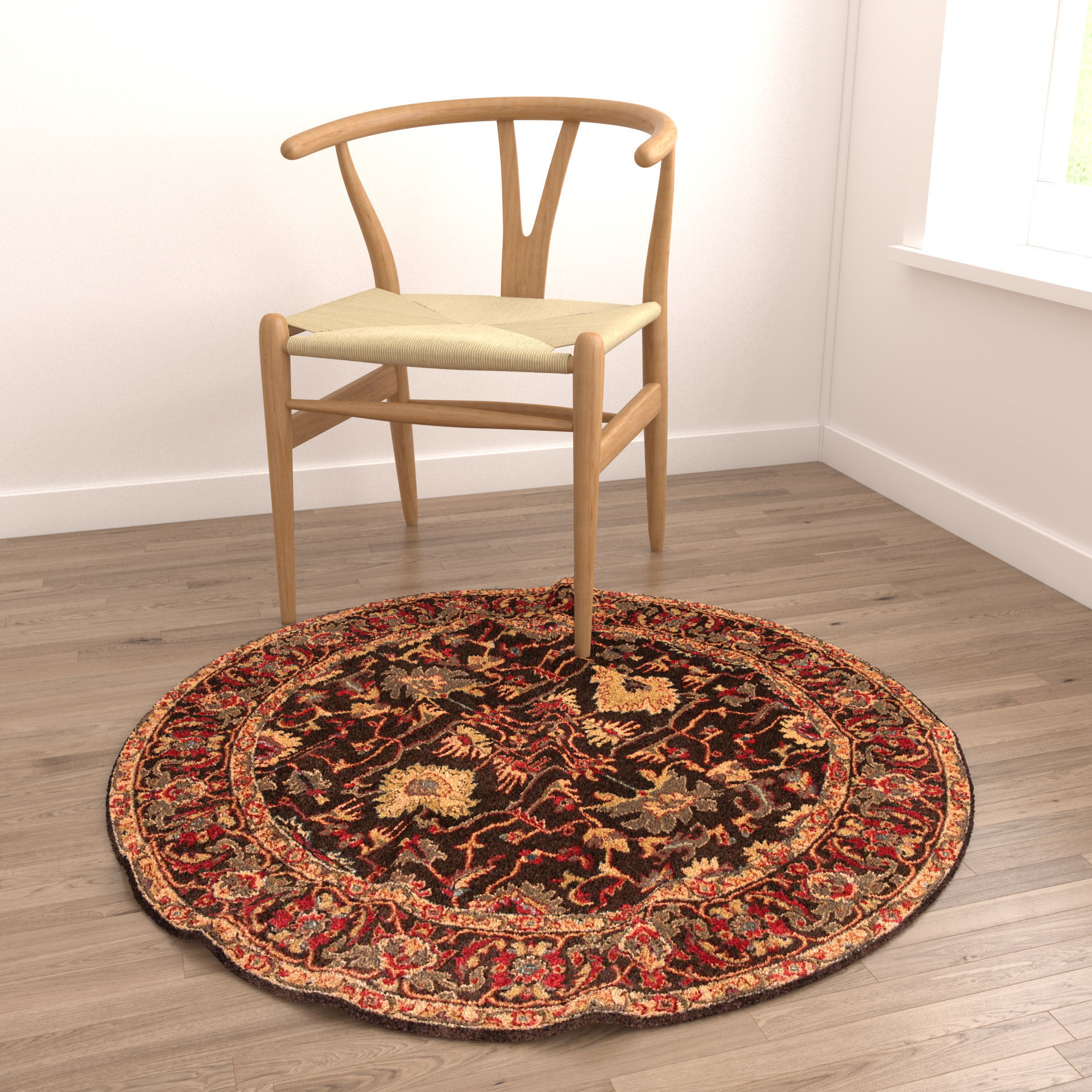 Rugs No 514 Low-poly 3D model_3