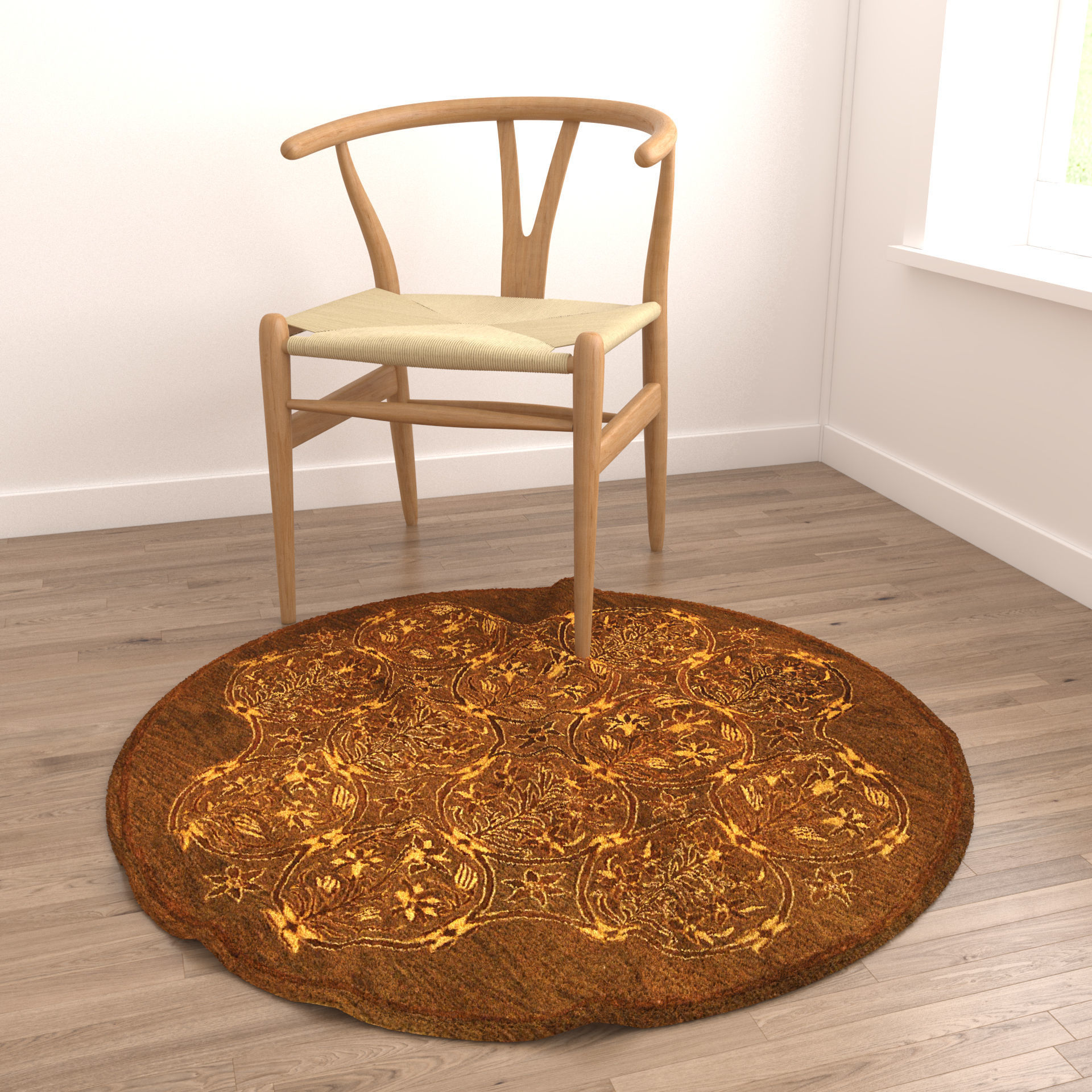 Rugs No 514 Low-poly 3D model_4