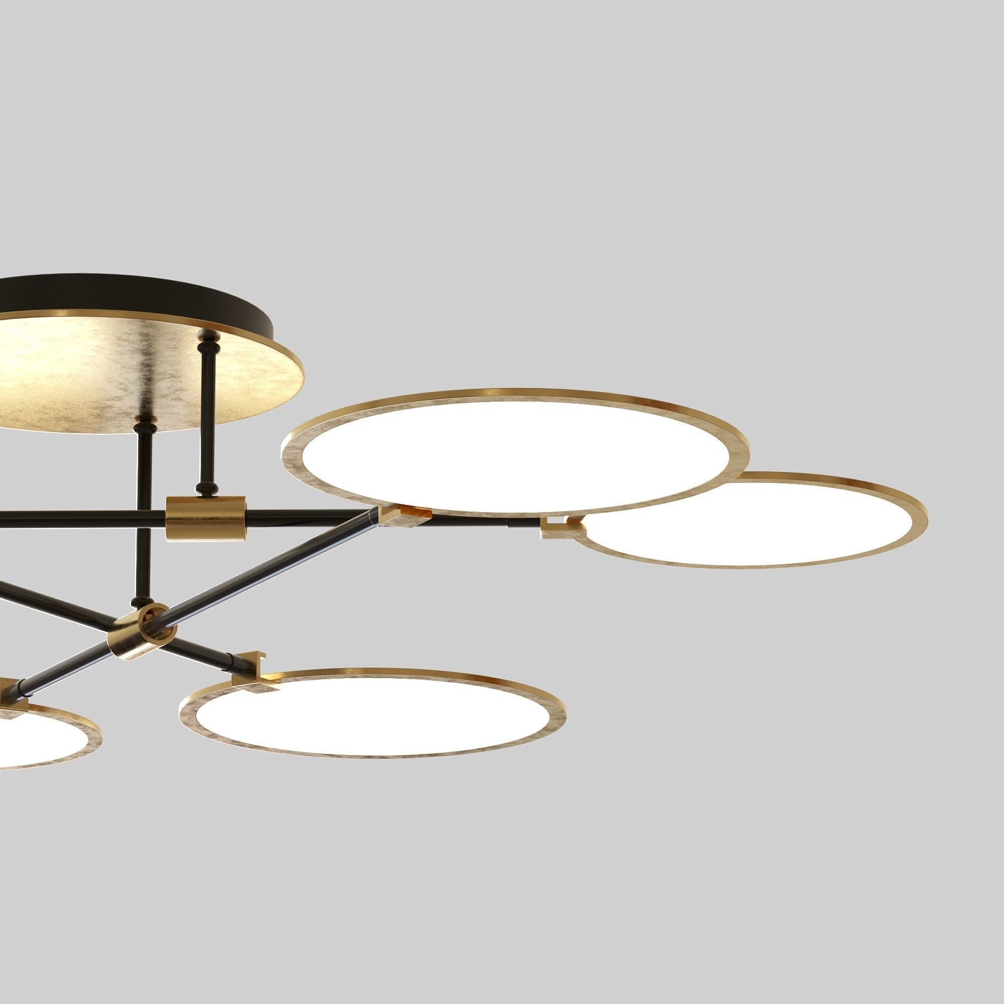 Ceiling chandelier 3D model_4