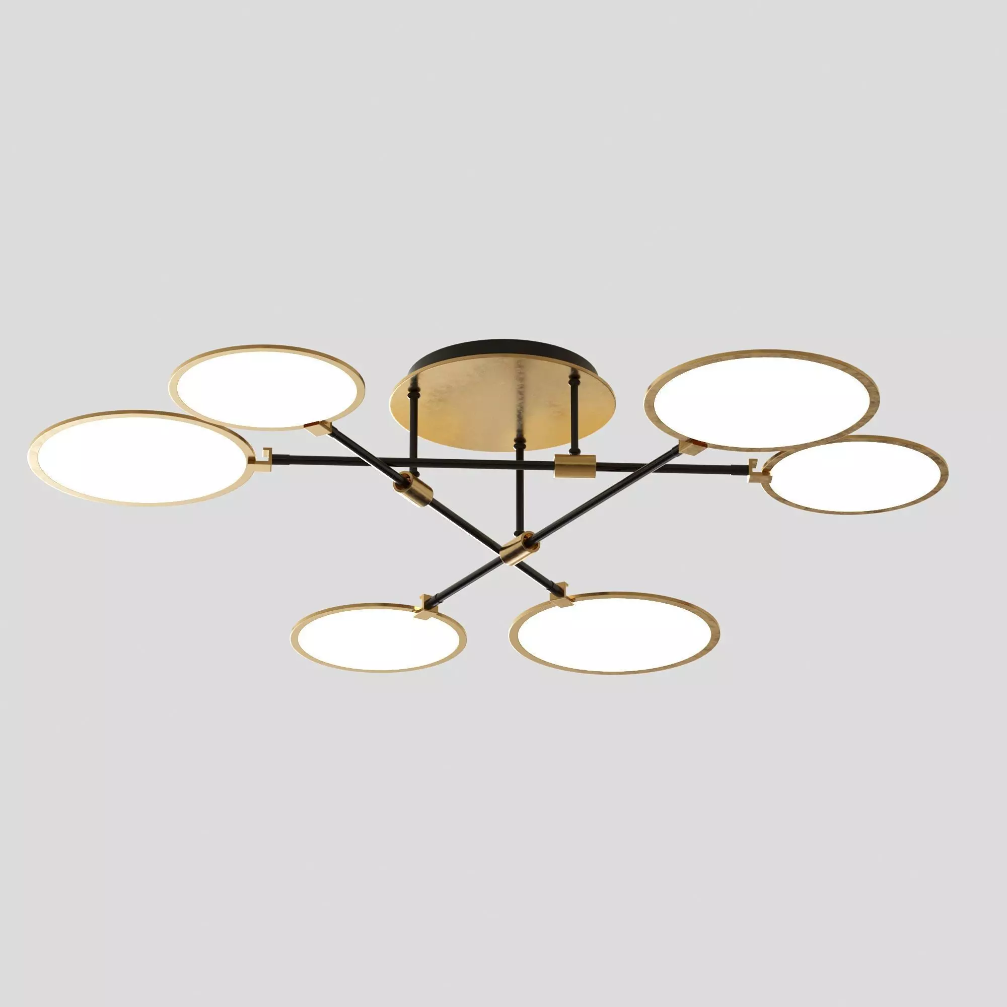 Ceiling chandelier 3D model_0