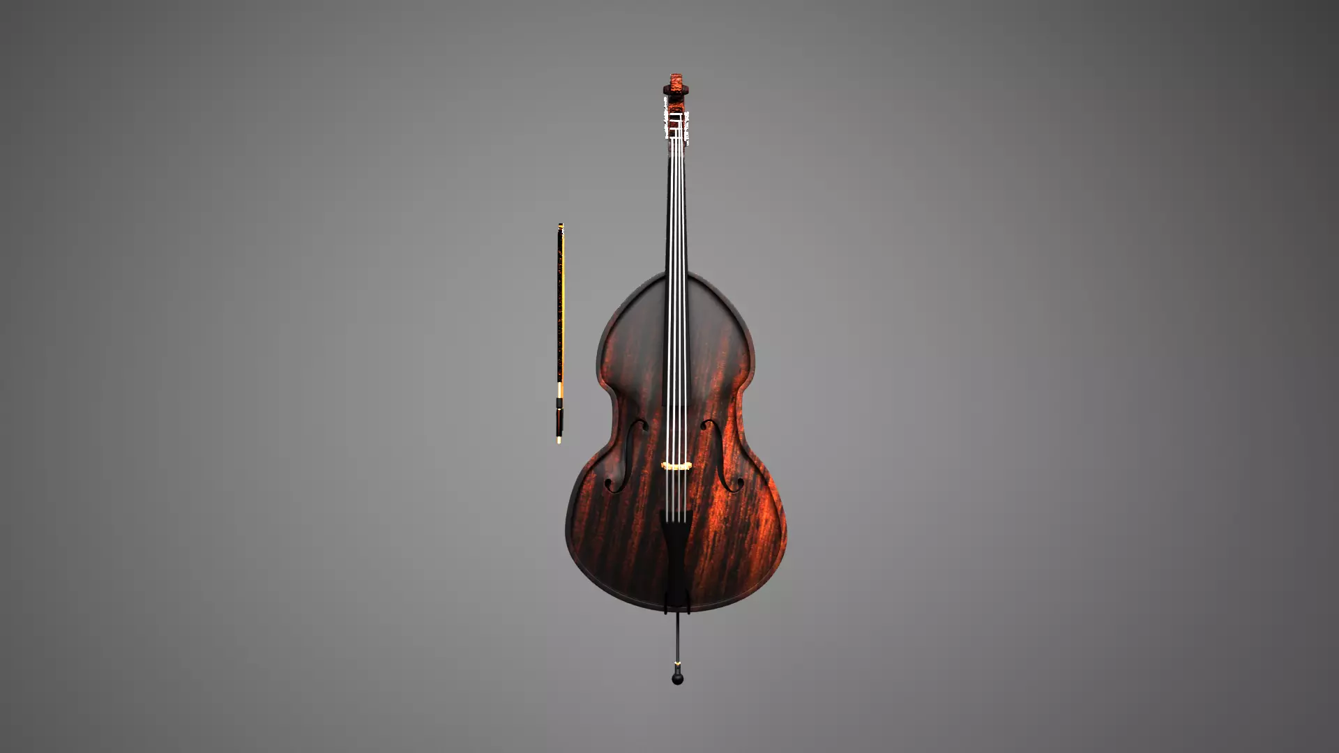 Double Bass 3D model