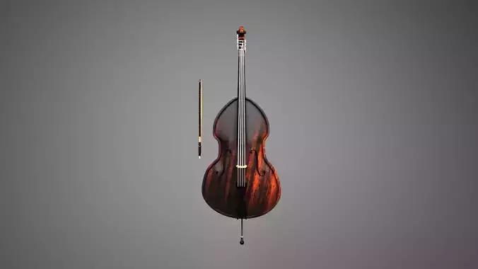 Double Bass 3D model