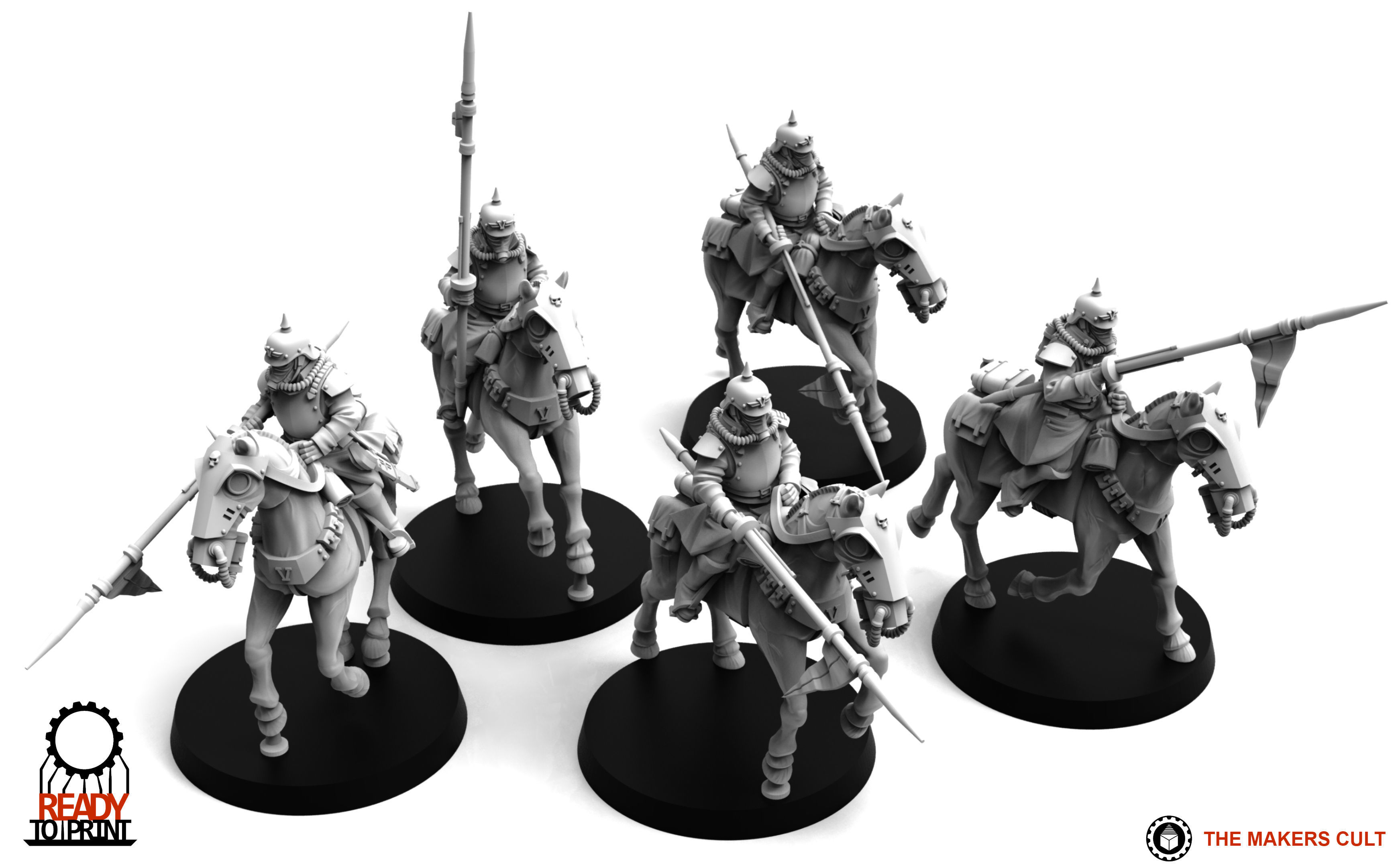 Valour Korps - Cavalry 3D print model_1