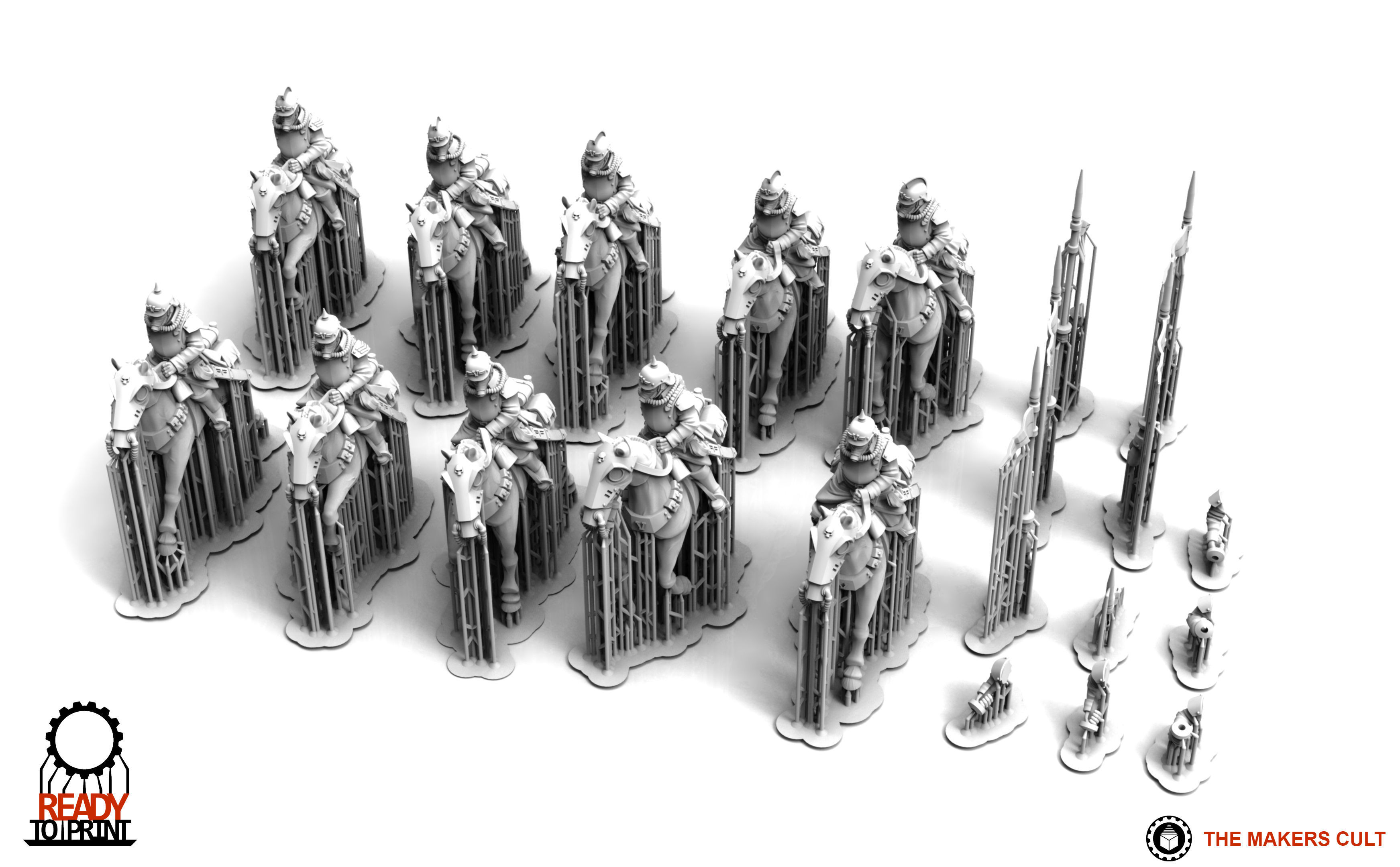 Valour Korps - Cavalry 3D print model_5