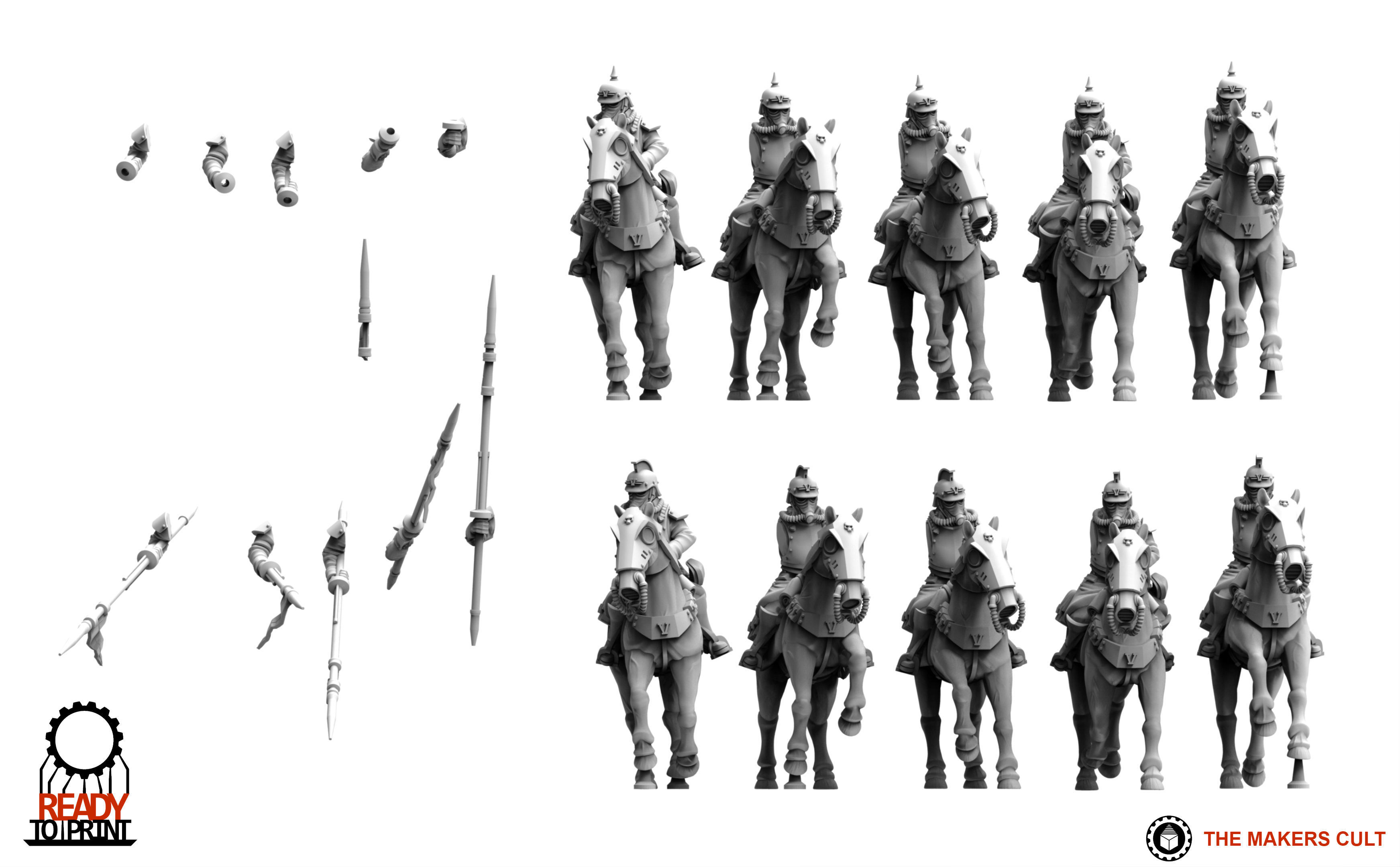 Valour Korps - Cavalry 3D print model_4