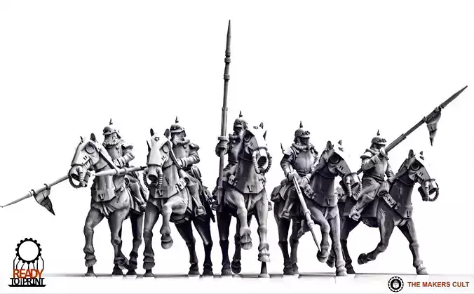 Valour Korps - Cavalry 3D print model
