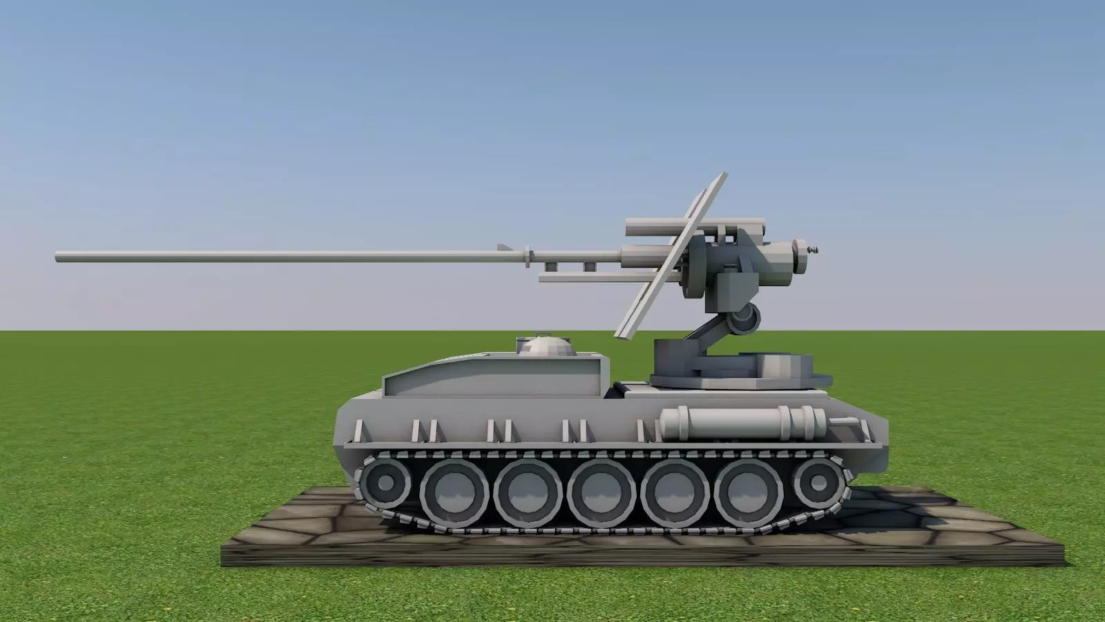 3D model of Tank Free 3D model
