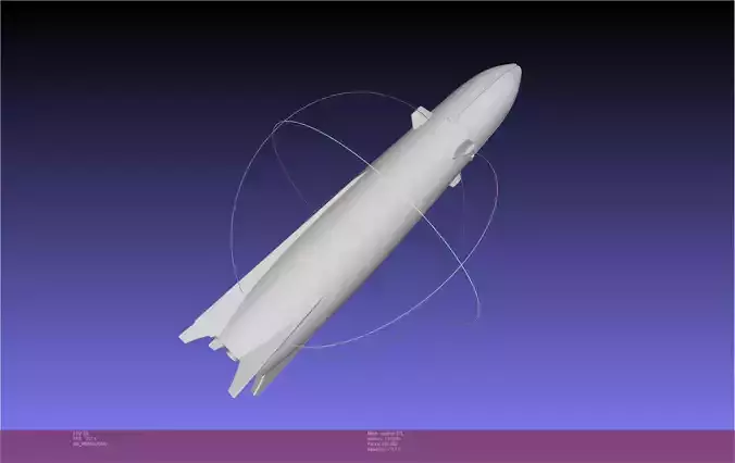 Rocket Labs Neutron Rocket Printable Miniature 3D print model
