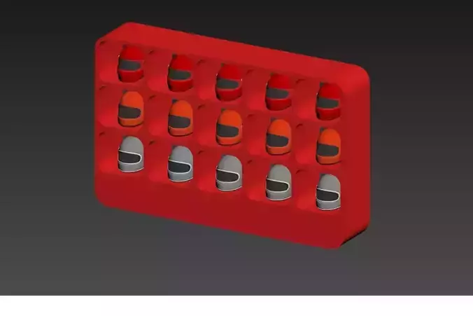 helmet shelf Free 3D model