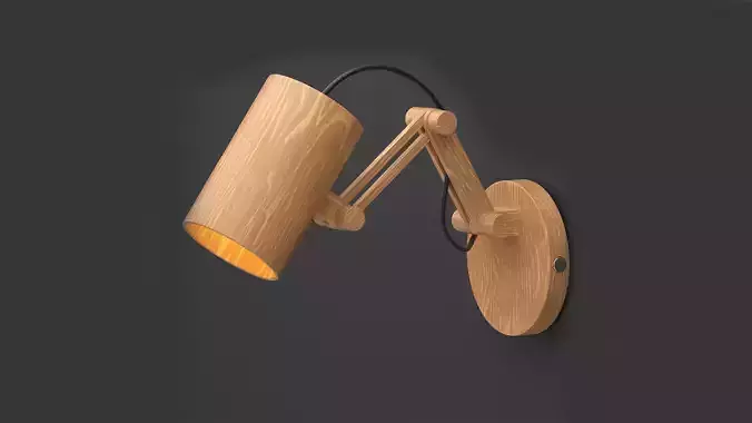 Decorative bra lamp 3D model