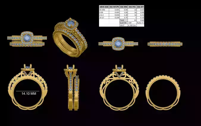 Baby Solitary Diamond Ring 