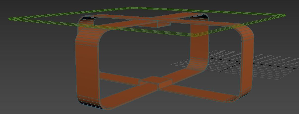 Basic Table 3D model_2