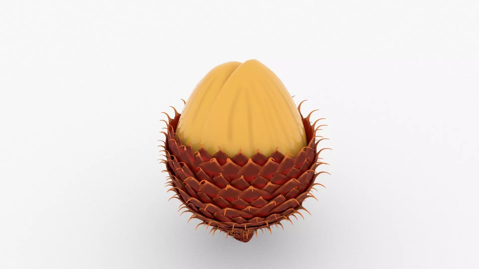 Salak Peeled 3D model