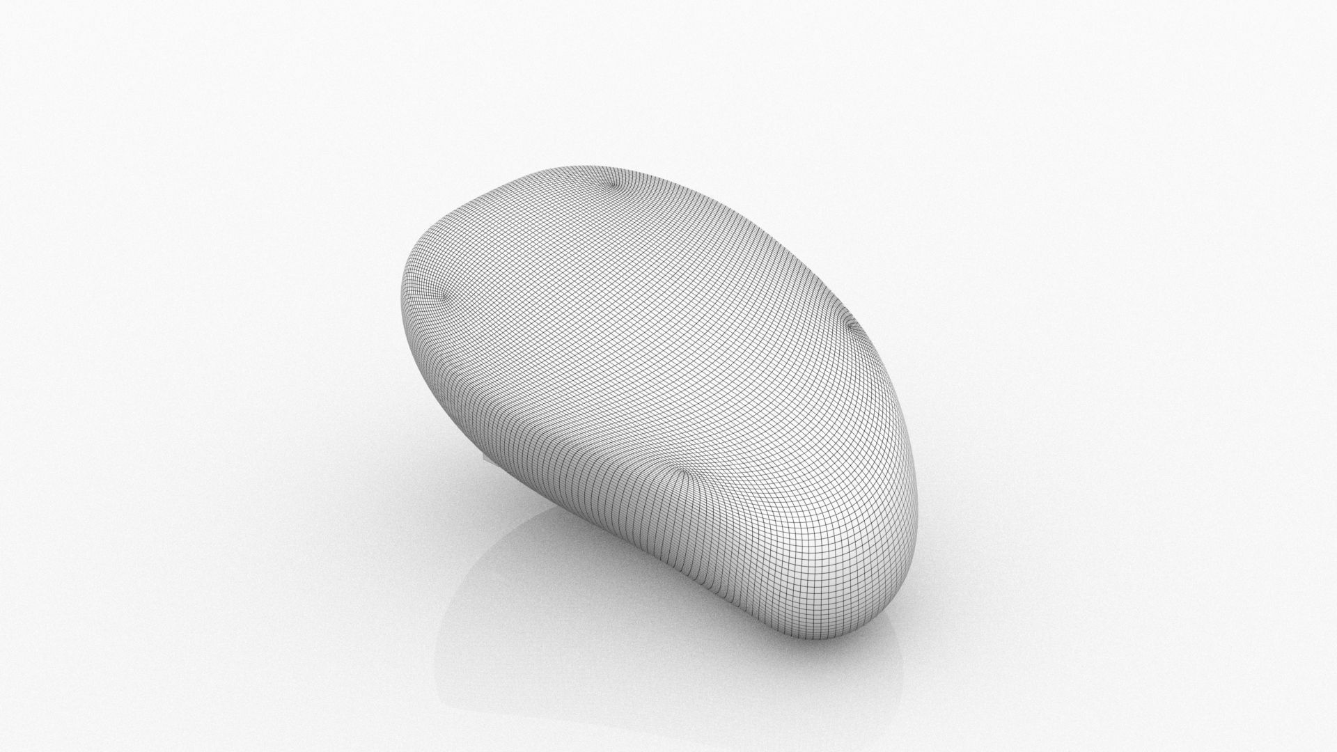 Mango Peeled 3D model_2