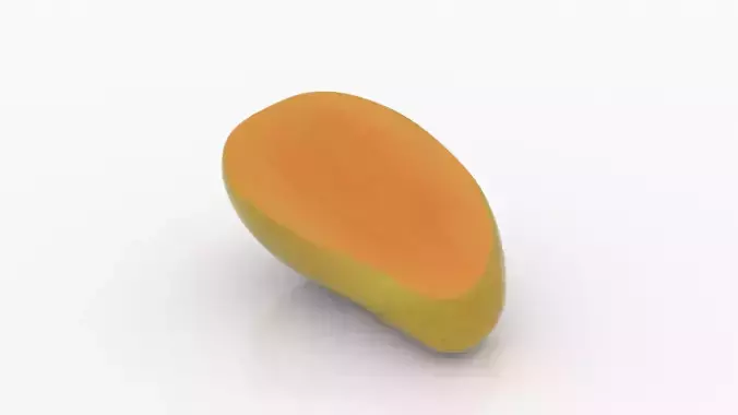 Mango Peeled 3D model