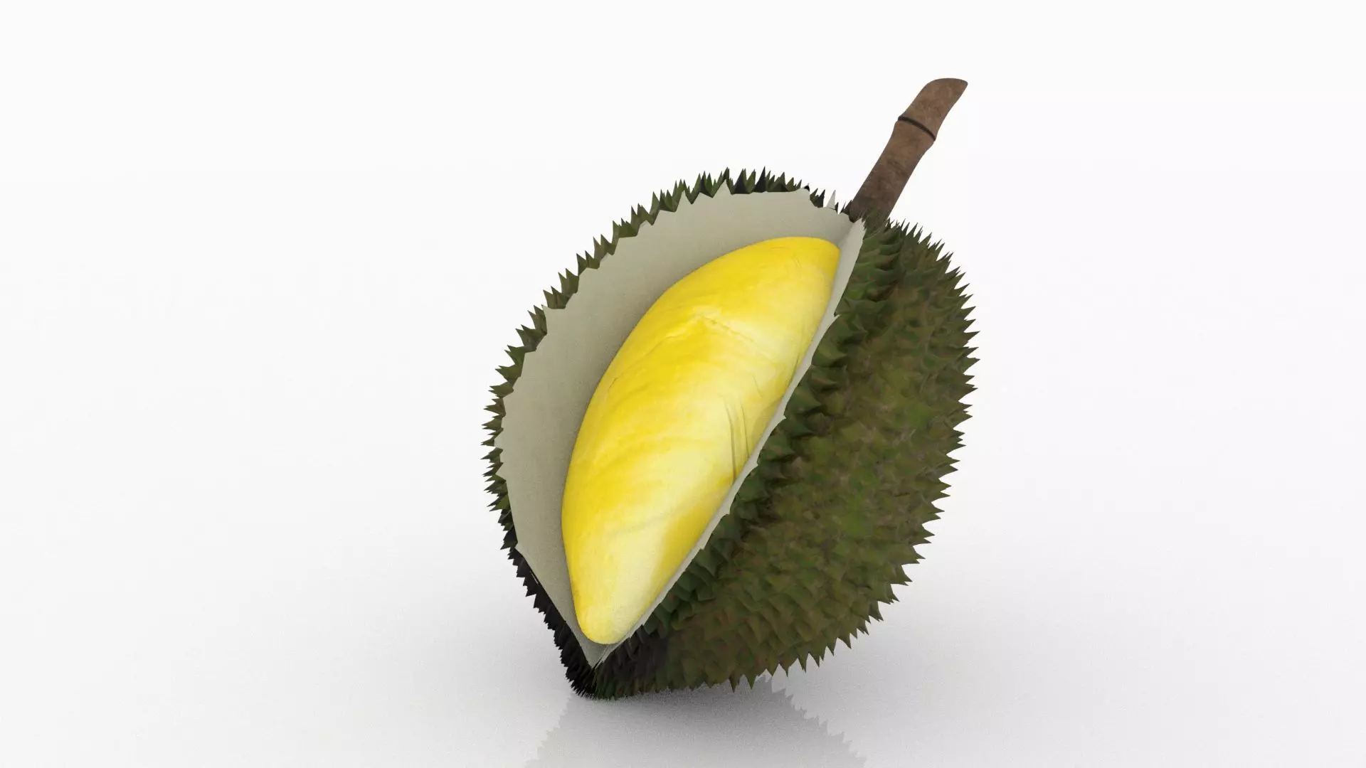 Durian Peeled 3D model