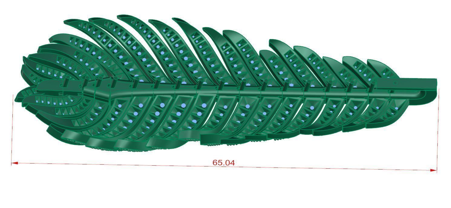 diamond earring  3D print model_3