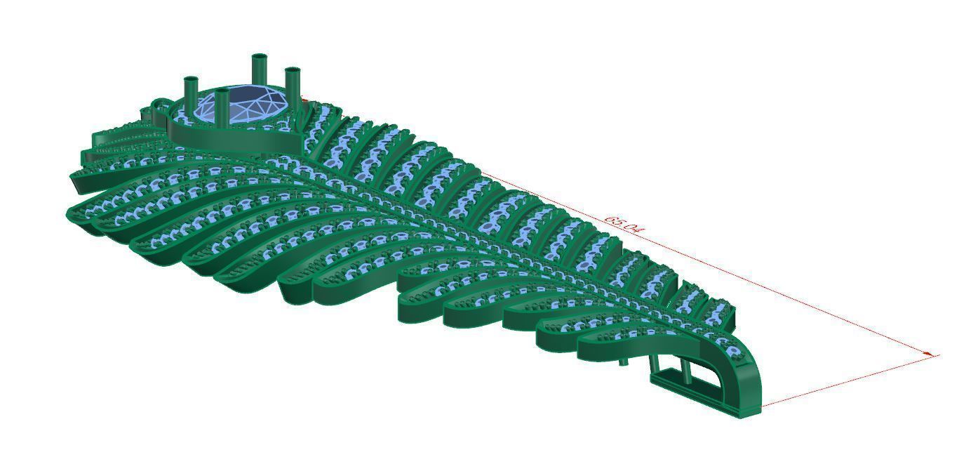 diamond earring  3D print model_5