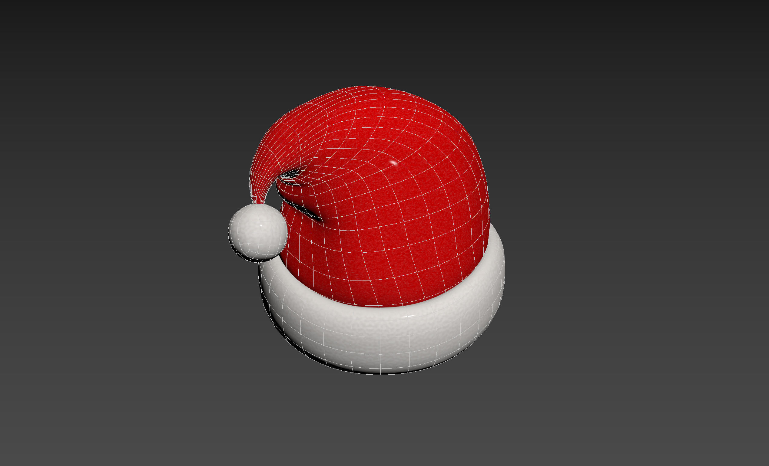Christmas Hat 3D model_16