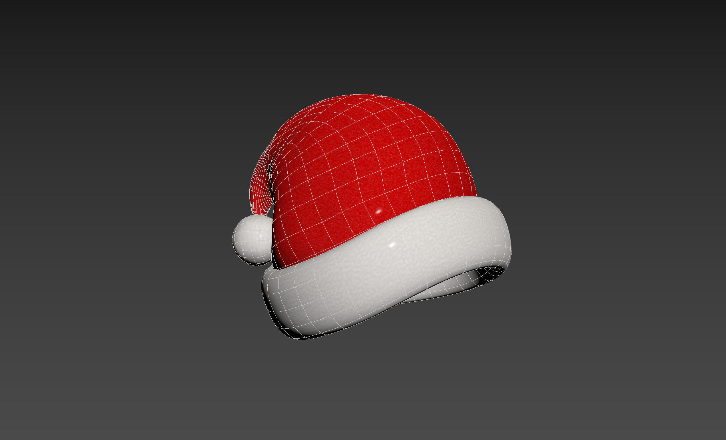 Christmas Hat 3D model_15