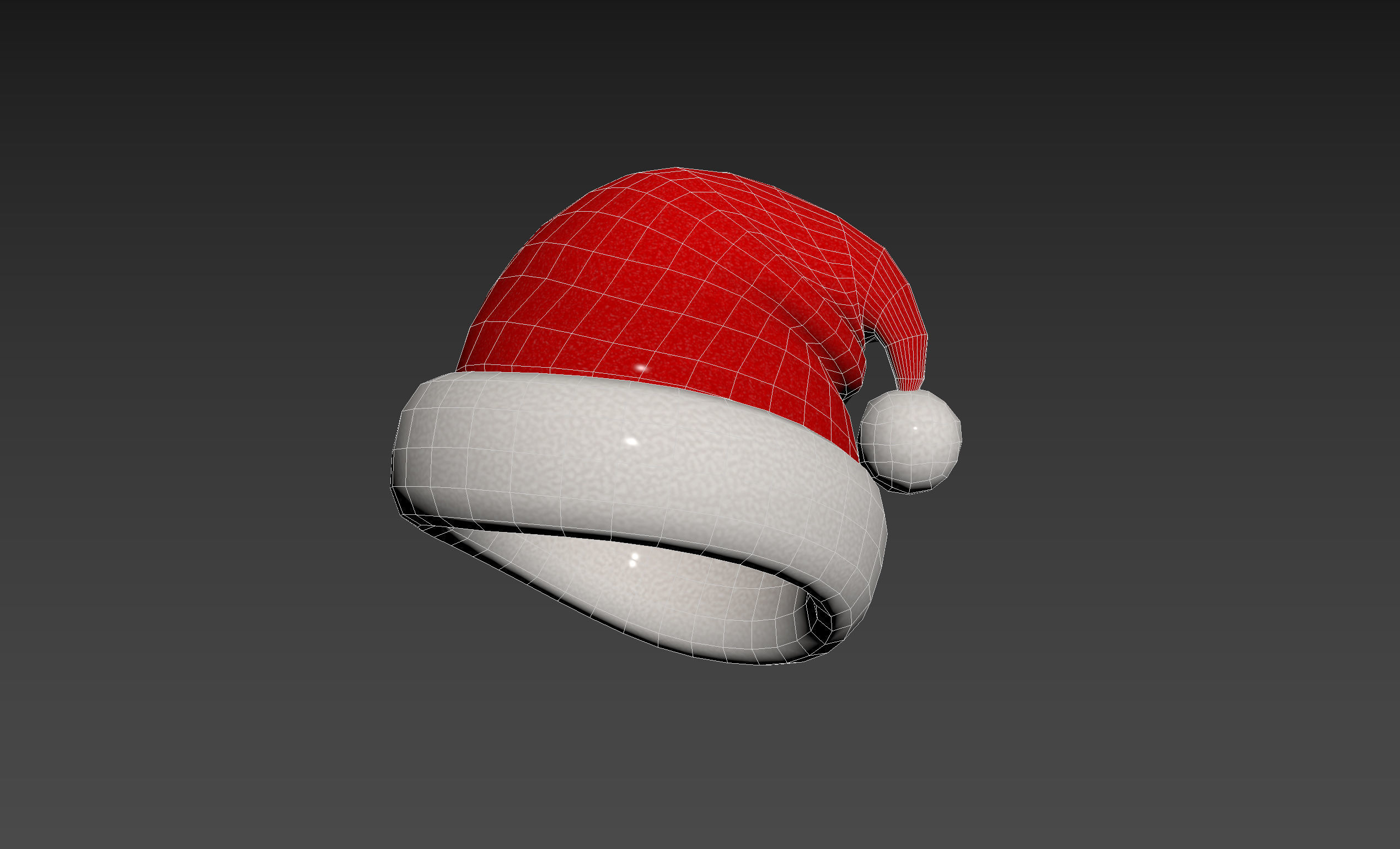 Christmas Hat 3D model_11