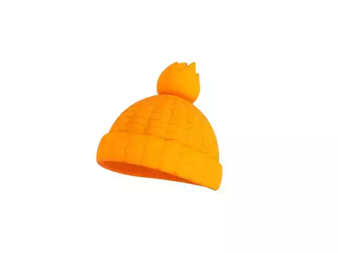 Yellow Wool Hat
