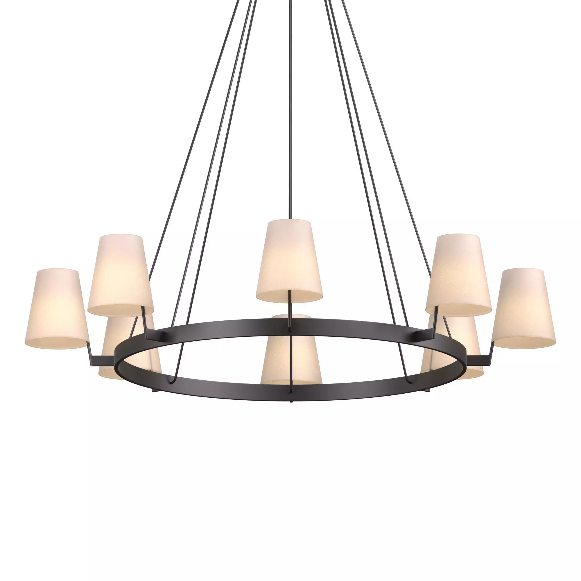Corniche Circular Chandelier Low-poly 3D model